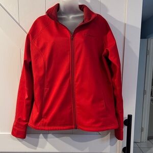 Columbia Bold Red Zip-Up Jacket